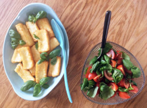 friterad halloumi