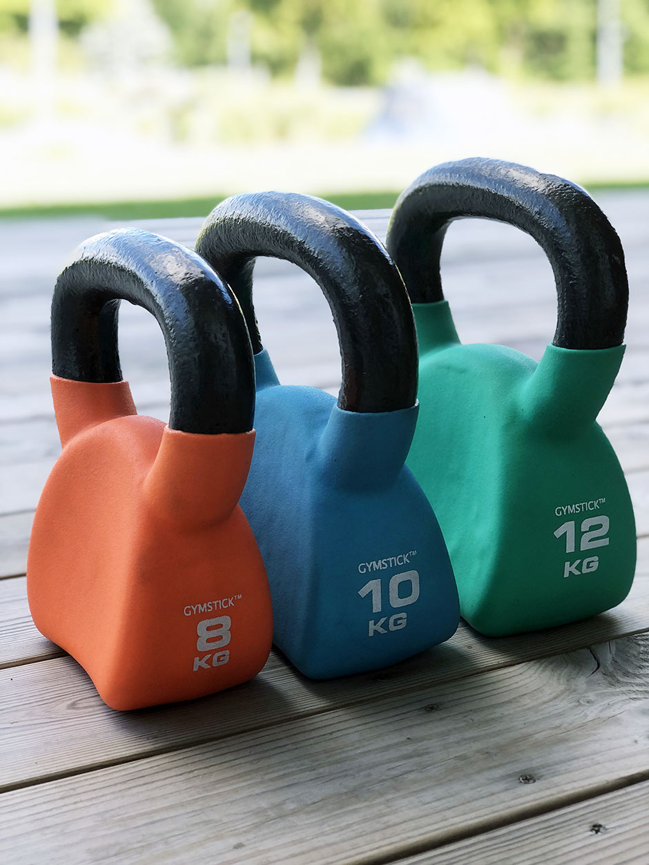 hemmaträning med kettlebell